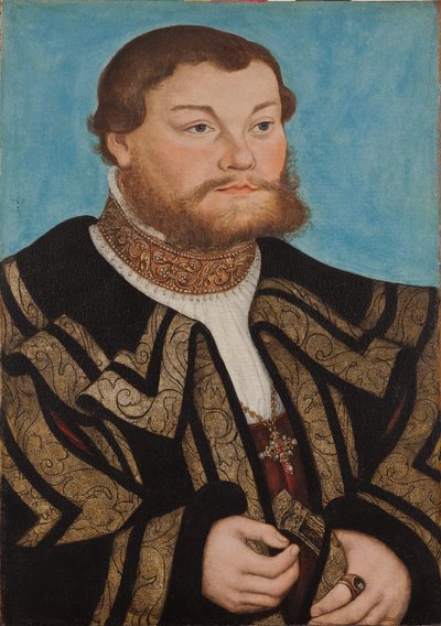 Portret księcia Johanna autorstwa Lucas Cranach the Elder