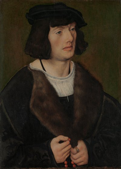 Portret mężczyzny z różańcem, ca. 1508. autorstwa Lucas Cranach the Elder