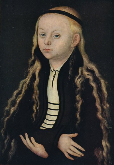 Portret młodej dziewczyny, XVI w., 1939 autorstwa Lucas Cranach the Elder