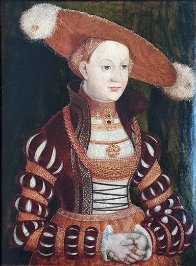 Księżniczka Magdalena Brandenburska autorstwa Lucas Cranach the Elder