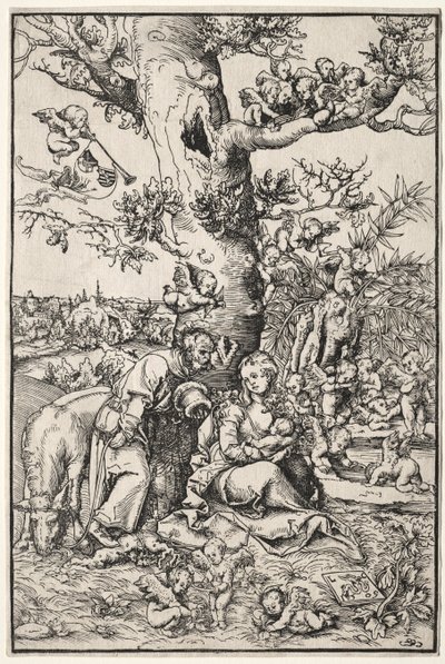 Odpocznij w ucieczce do Egiptu, 1509. autorstwa Lucas Cranach the Elder