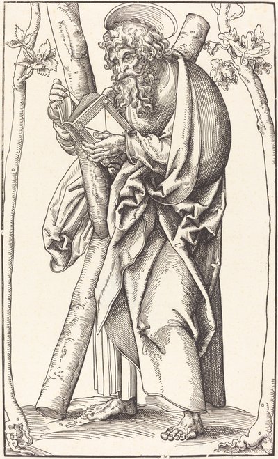 Święty Andrzej autorstwa Lucas Cranach the Elder