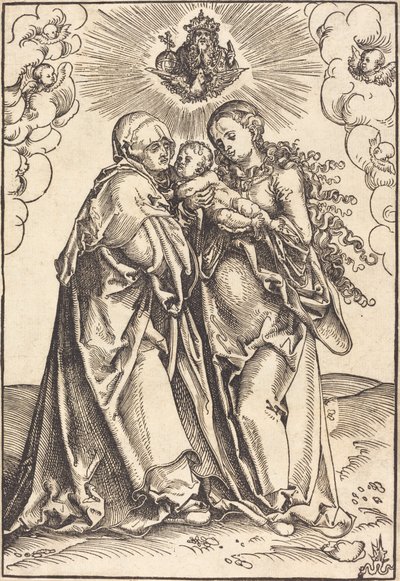 Św. Anna i Dziewica z Dzieciątkiem autorstwa Lucas Cranach the Elder