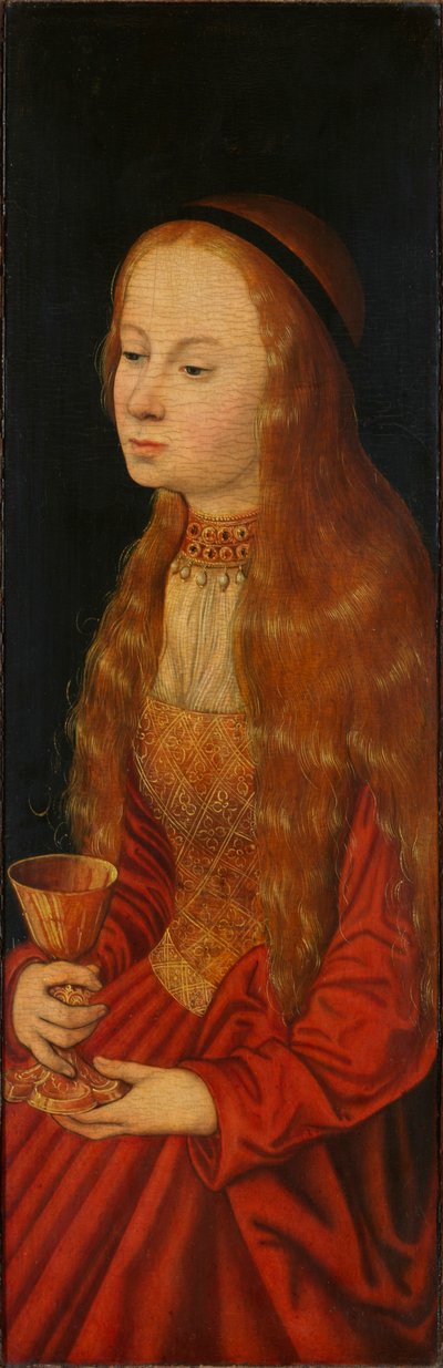 Św. Barbara, początek XVI w. autorstwa Lucas Cranach the Elder