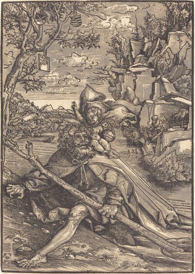Święty Krzysztof autorstwa Lucas Cranach the Elder