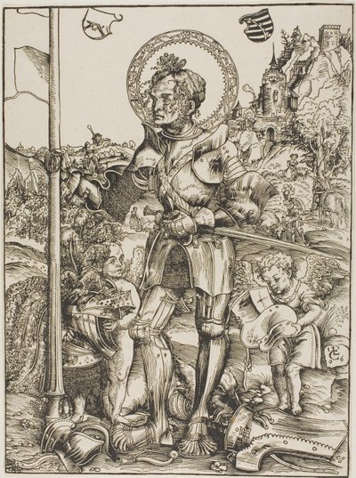 Saint George Standing autorstwa Lucas Cranach the Elder