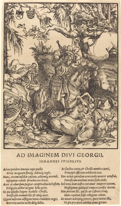 Święty Jerzy i Smok autorstwa Lucas Cranach the Elder