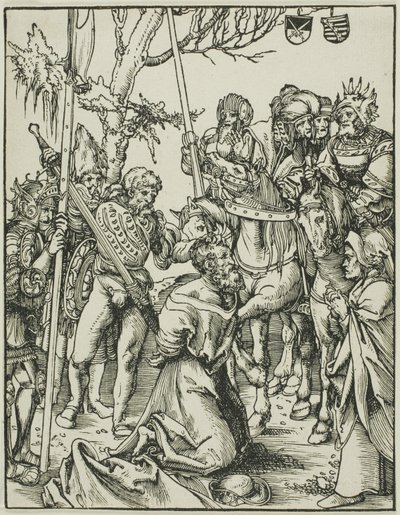 Święty Jakub Większy, z Męczeństwa Apostołów autorstwa Lucas Cranach the Elder