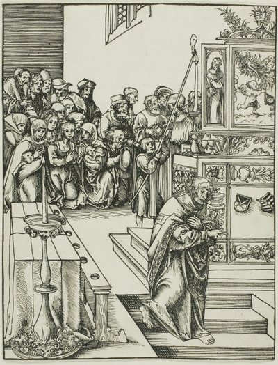 Święty Jan, z Męczeństwa Apostołów autorstwa Lucas Cranach the Elder