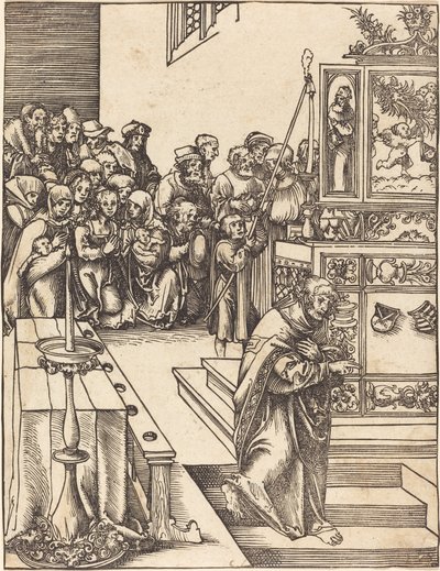 Św. Jan Ewangelista autorstwa Lucas Cranach the Elder