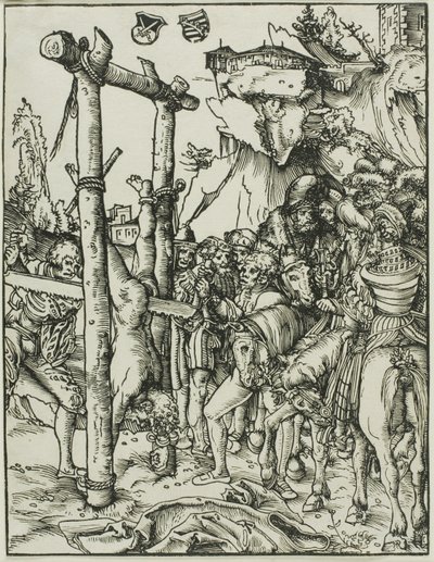 Święty Szymon, z Męczeństwa Apostołów autorstwa Lucas Cranach the Elder