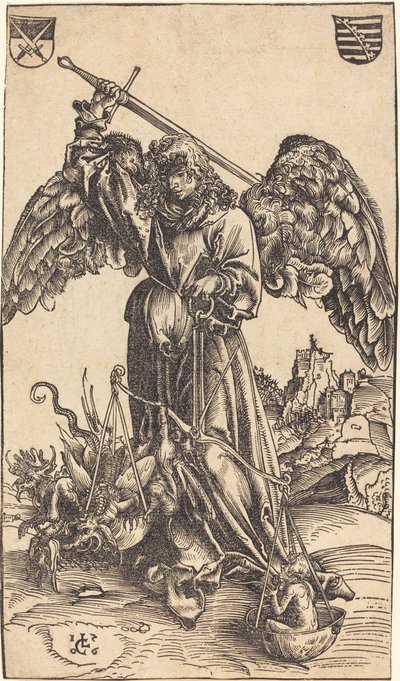 Archanioł Michał ważący duszę autorstwa Lucas Cranach the Elder