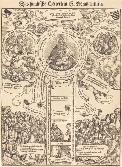Niebiańska Drabina św. Bonawentury autorstwa Lucas Cranach the Elder