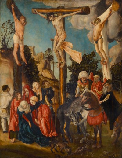 Ukrzyżowanie, 1501 autorstwa Lucas Cranach the Elder