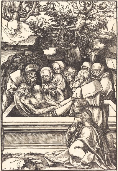 Złożenie do grobu autorstwa Lucas Cranach the Elder