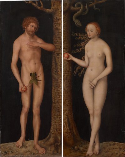 Upadek człowieka autorstwa Lucas Cranach the Elder