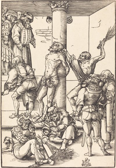 Biczowanie autorstwa Lucas Cranach the Elder