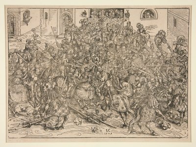 Czwarty Turniej autorstwa Lucas Cranach the Elder