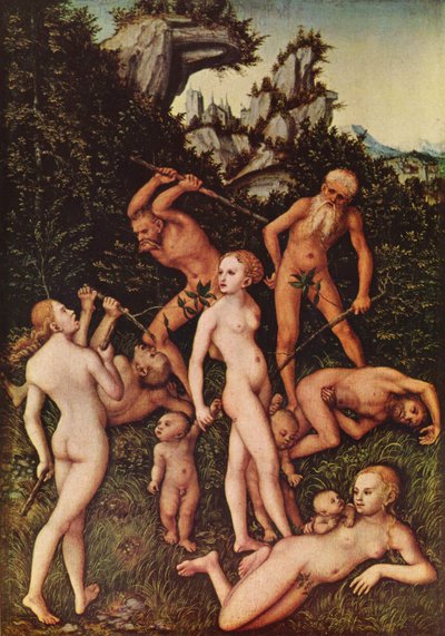 Owoce zazdrości (Koniec srebrnego wieku) autorstwa Lucas Cranach the Elder