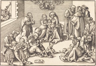 Święte pokrewieństwo autorstwa Lucas Cranach the Elder