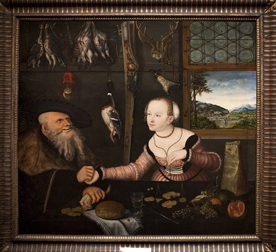 Źle dobrana Para autorstwa Lucas Cranach the Elder