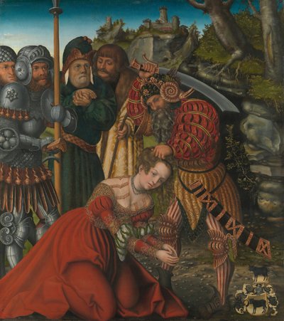 Męczeństwo św. Barbary, ca. 1510. autorstwa Lucas Cranach the Elder