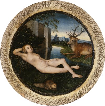 Nimfa wiosny autorstwa Lucas Cranach the Elder