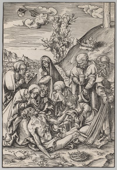 Pasja: Opłakiwanie, 1509. autorstwa Lucas Cranach the Elder