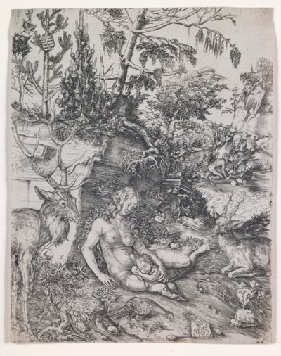 Pokuta św. Jana Chryzostoma autorstwa Lucas Cranach the Elder
