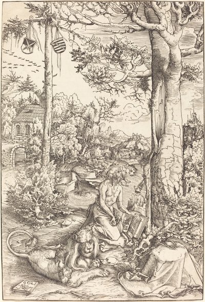 Pokuta św. Hieronima autorstwa Lucas Cranach the Elder