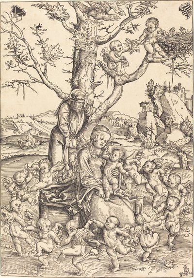 Reszta w ucieczce do Egiptu autorstwa Lucas Cranach the Elder