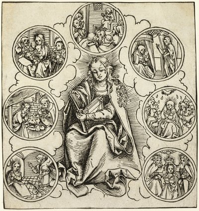 Siedem radości Maryi autorstwa Lucas Cranach the Elder