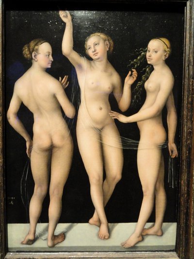Trzy Łaski autorstwa Lucas Cranach the Elder