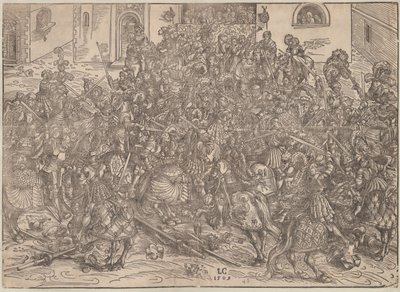 Turniej, 1509 autorstwa Lucas Cranach the Elder