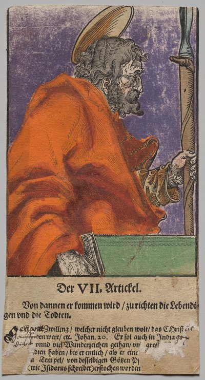 Tomasz od Chrystusa, Apostołów i św. Pawła autorstwa Lucas Cranach the Elder, After