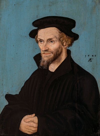 Filip Melanchton autorstwa Lucas Cranach the Elder and workshop