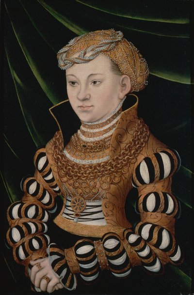 Portret księżniczki Małgorzaty Saksońskiej autorstwa Lucas Cranach the Elder and workshop