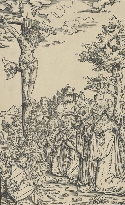 Księga Księgi Christopha Scheurla, XVI w. autorstwa Lucas Cranach the Younger  