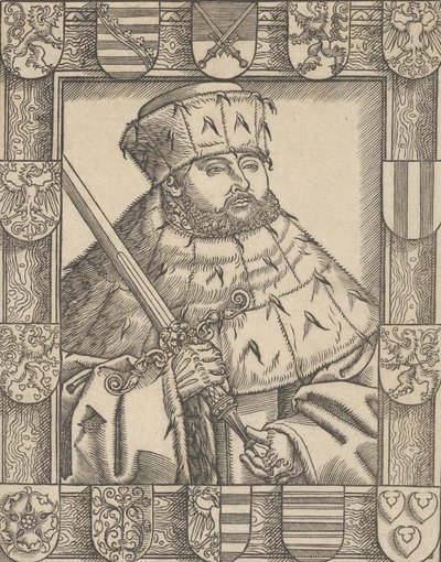 Kopia Jana Fryderyka Wspaniałego w szatach elektorskich autorstwa Lucas Cranach the Younger  