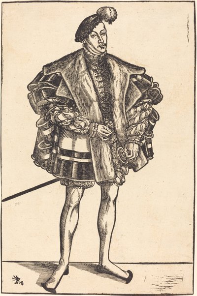 John William, książę Sachsen-Coburg autorstwa Lucas Cranach the Younger