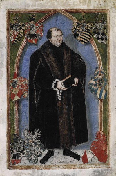 Portret Jerzego III, księcia Anhalt-Dessau 1507-1553, 1553 autorstwa Lucas Cranach the Younger