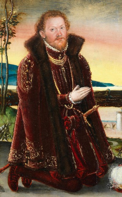 Portret księcia Joachima Ernsta von Anhalt autorstwa Lucas Cranach the Younger