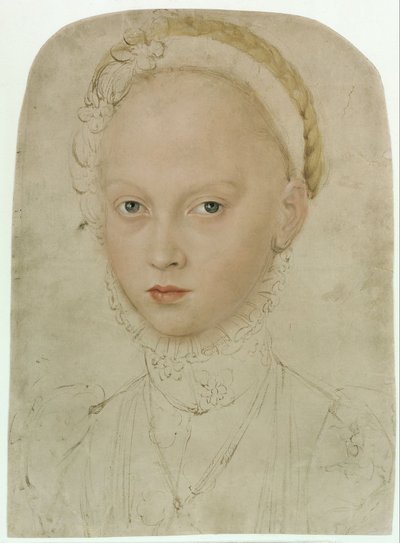 Portret księżniczki Elżbiety Saksońskiej autorstwa Lucas Cranach the Younger