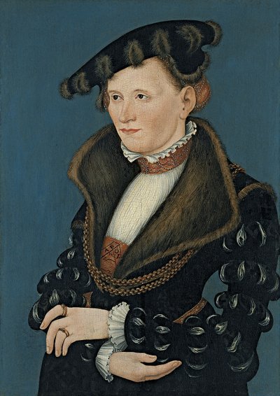 Portret kobiety, 1539 autorstwa Lucas Cranach the Younger