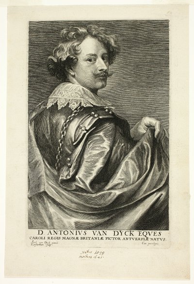 Anthony van Dyck autorstwa Lucas Emil Vorsterman