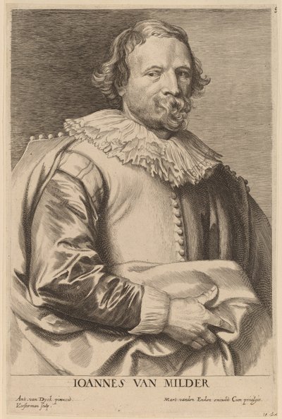 Jan van Mildert autorstwa Lucas Emil Vorsterman after Sir Anthony van Dyck