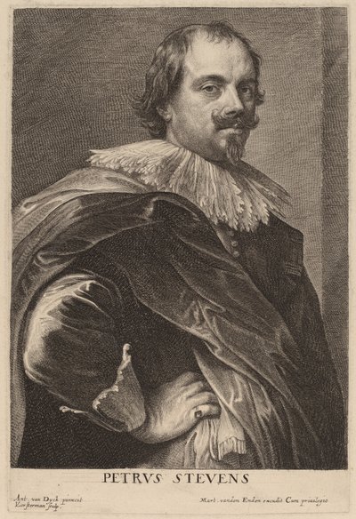 Petrus Stevens autorstwa Lucas Emil Vorsterman after Sir Anthony van Dyck