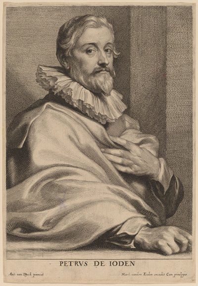 Pieter de Jode Starszy autorstwa Lucas Emil Vorsterman after Sir Anthony van Dyck