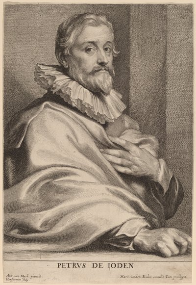 Pieter de Jode Starszy autorstwa Lucas Emil Vorsterman after Sir Anthony van Dyck
