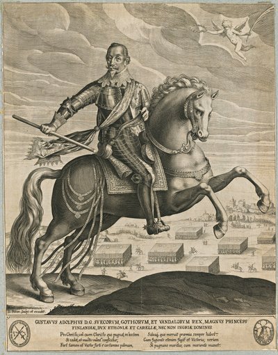 Gustavus Adolphus Szwecji autorstwa Lucas Kilian